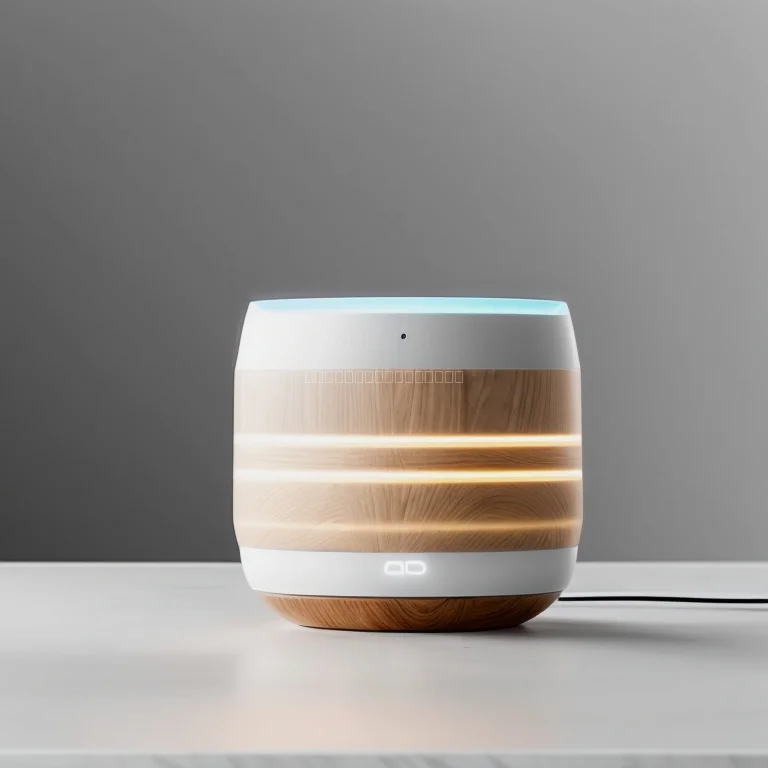 display of a sleep sensor on a bedside table